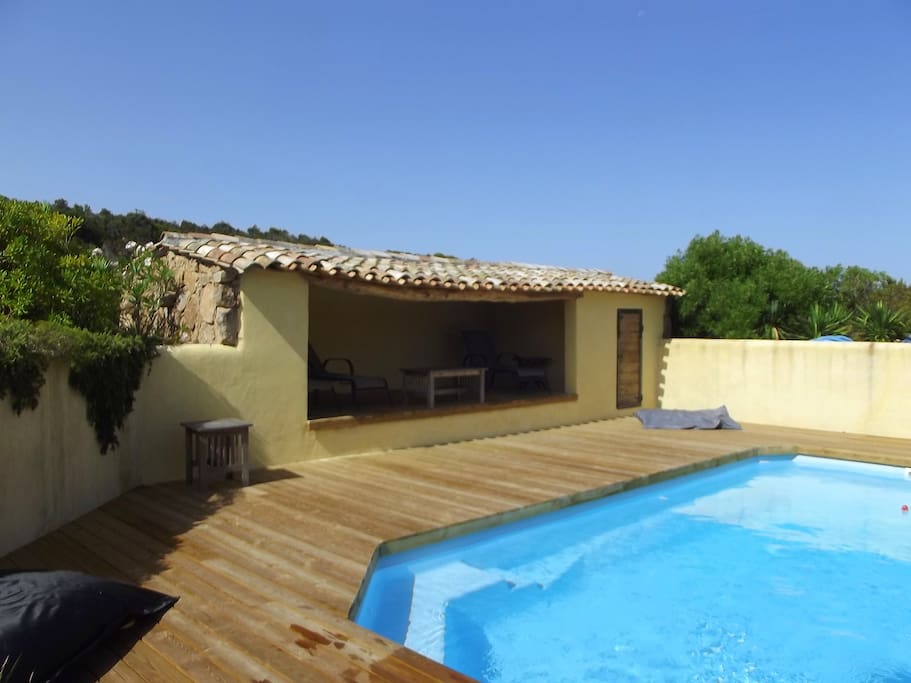 piscine et pool house