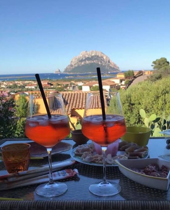 Vue de la terrasse couverte