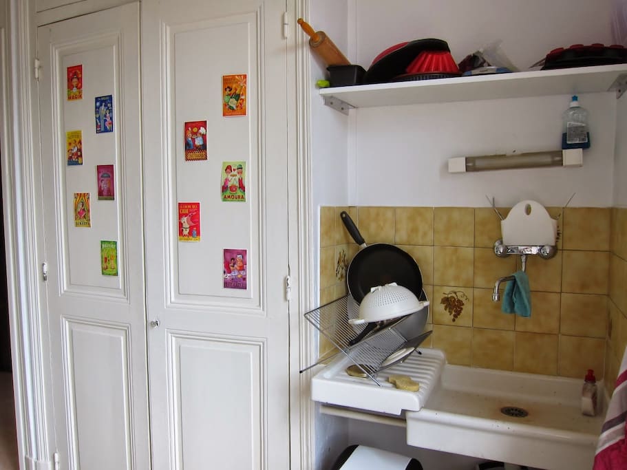 L'évier de la cuisine