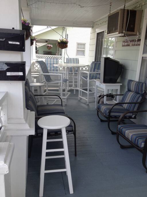 PORCH ON STREET SIDE