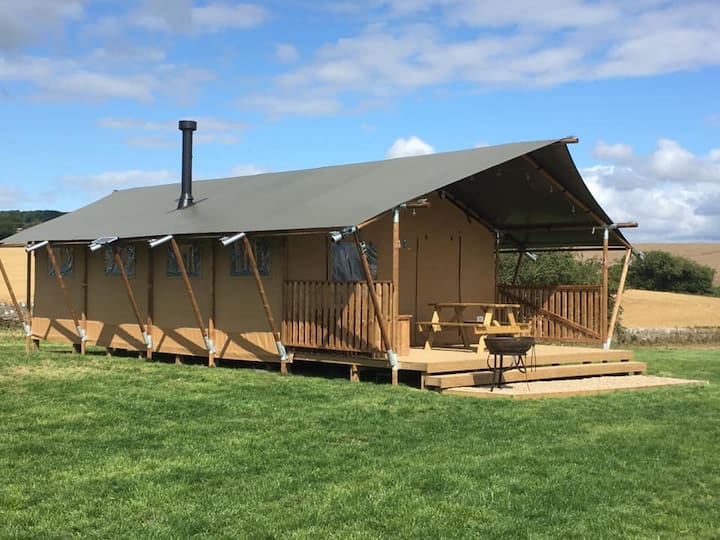 safari tent glamping north yorkshire