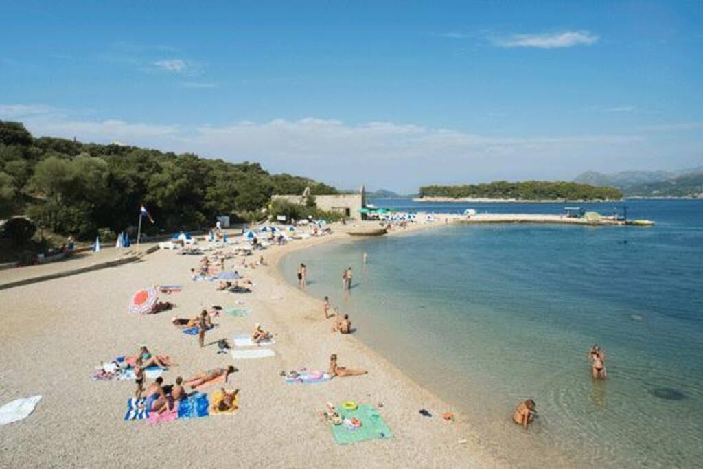 Copacabana beach, just 5 minutes away