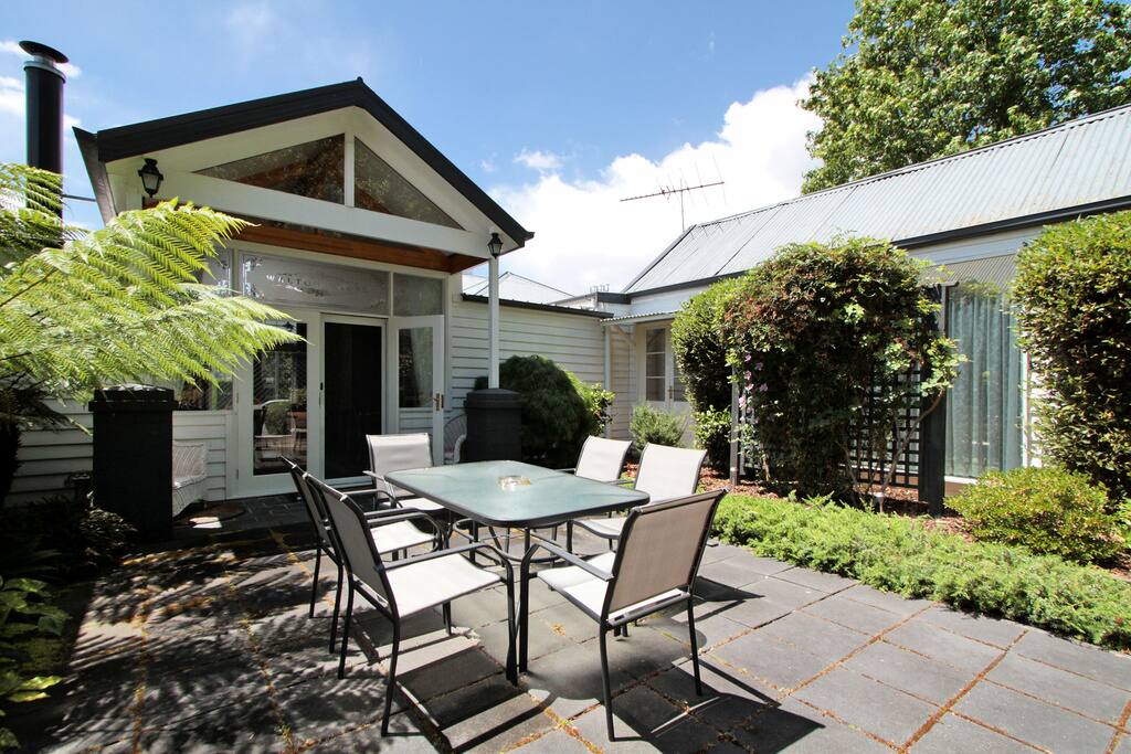 Courtyard and BBQ area