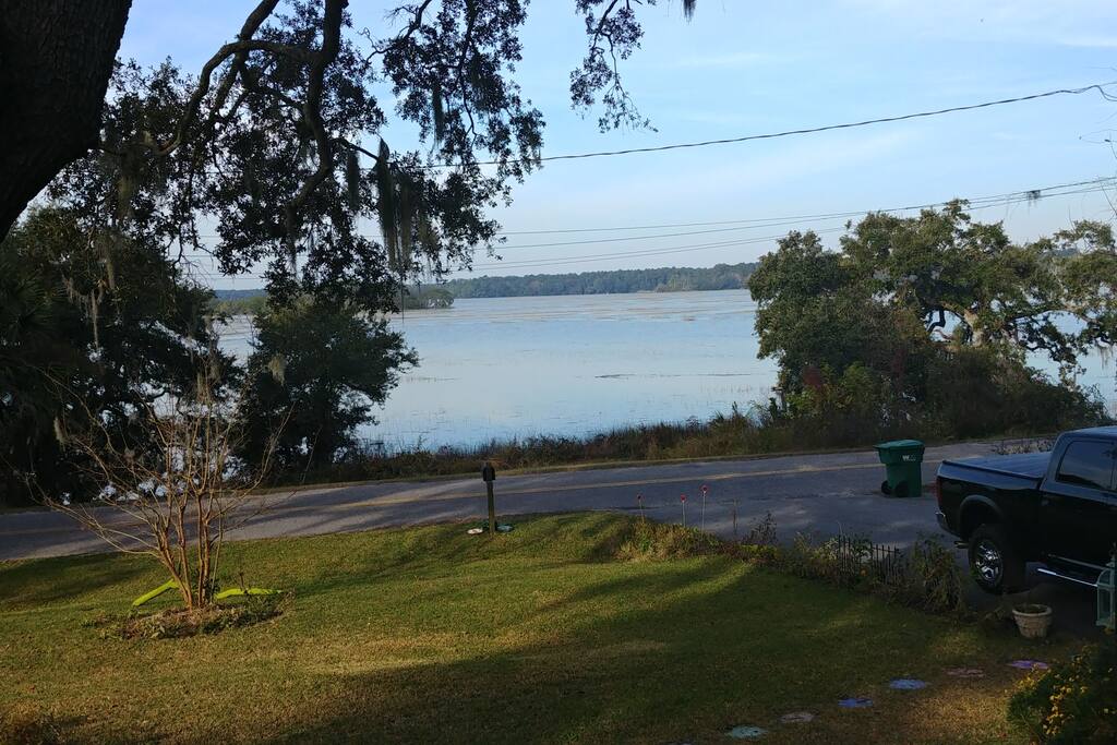 View of salt marsh from porch.