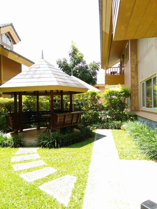 backyard with Gazebo