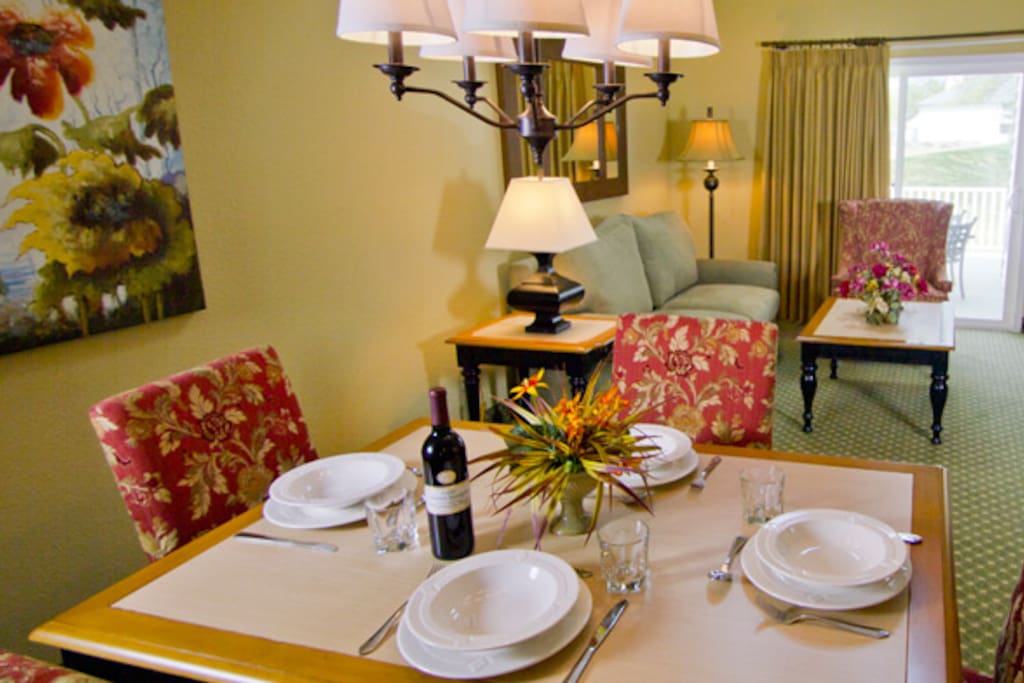Dining area and Living Room