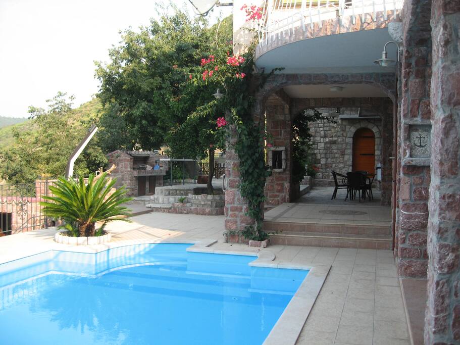pool and terrace