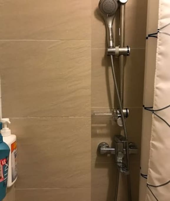 Spacious toilet & bathroom