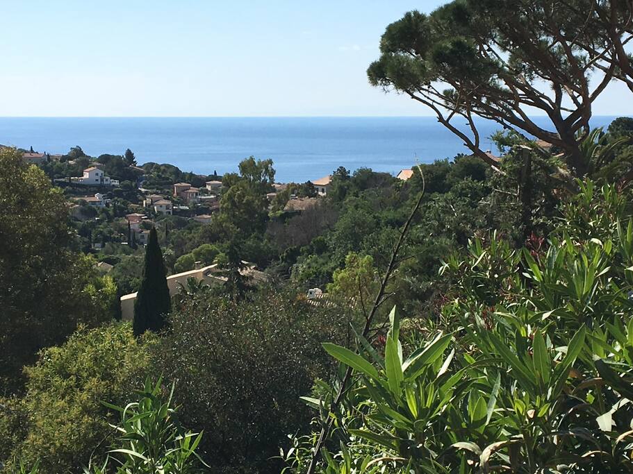 Vue de la villa