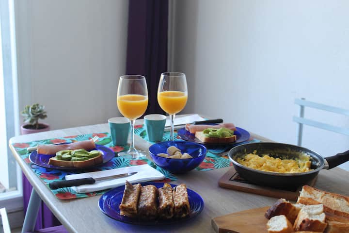 Coquet Appartement Duplex, Près De La Plage - Saint-Cyprien