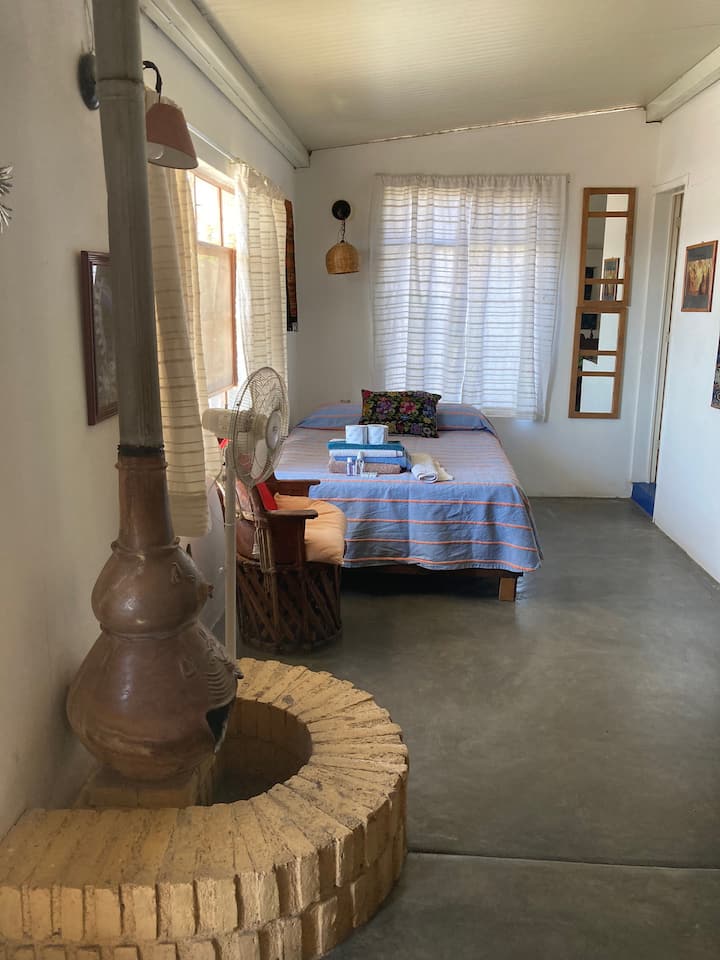 зоната за спане с малкия си комин