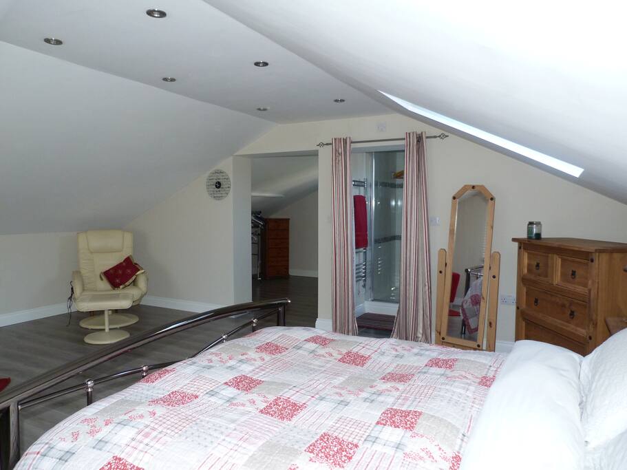 Plenty of space for double airbed if required for children