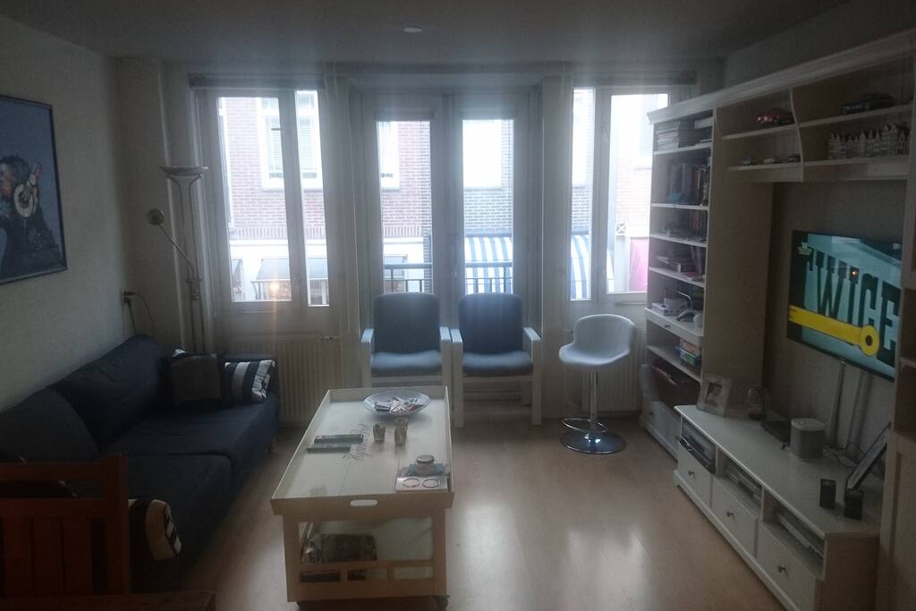 Living room with sofa bed