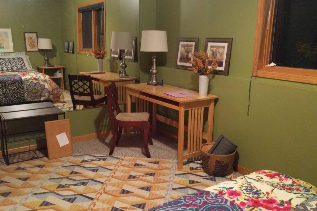 Free Wi-Fi. Full bathroom across the hall.