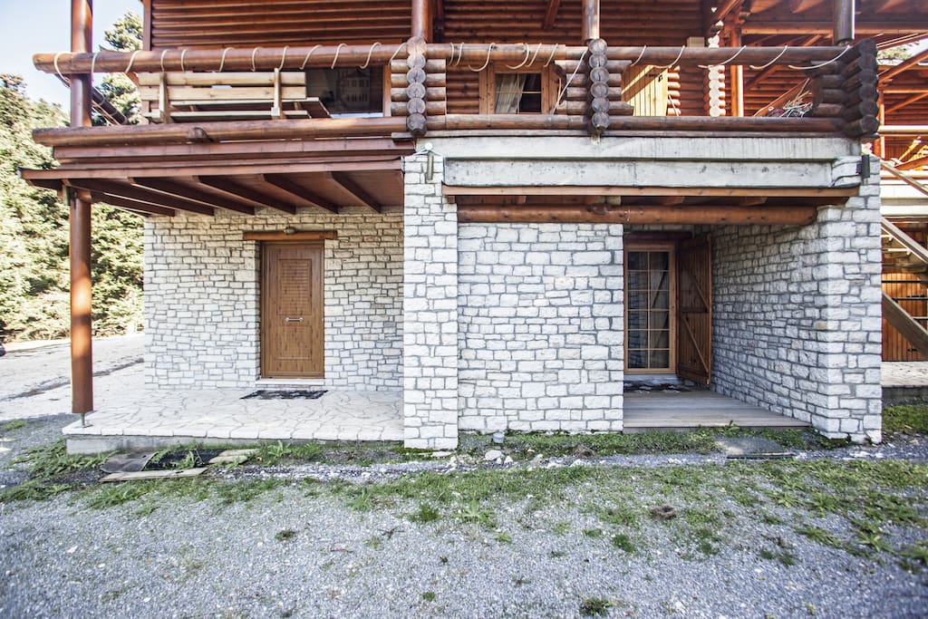 Overview: The space you are renting is the lower (stone) part of the larger house that you see above. Park your car right outside the door!
You may find me and my friends or family there, for some days, so don't hesitate to ask for anything.