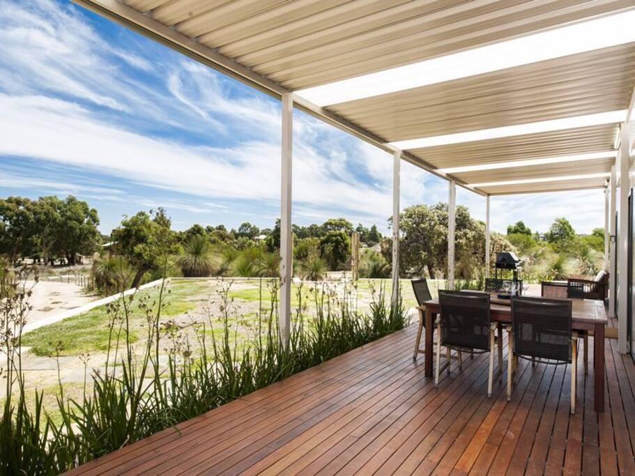 Massive outdoor spaces.