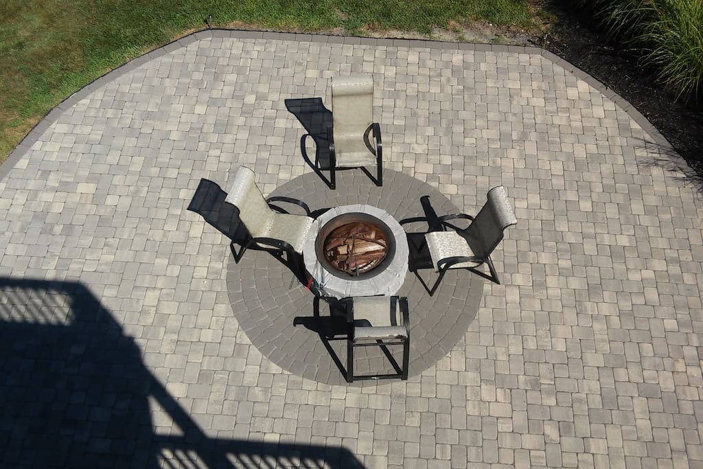 Private fire pit access from front door or first floor deck
