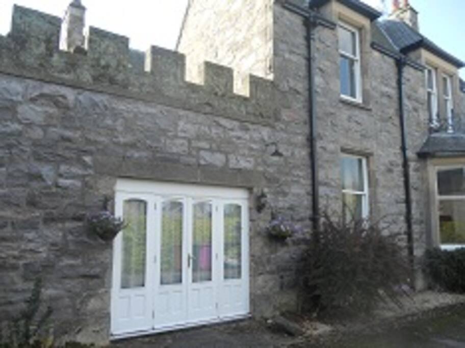 Private Entrance with parking