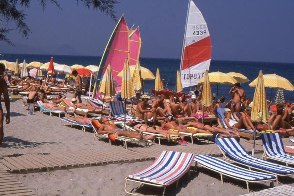 The beach