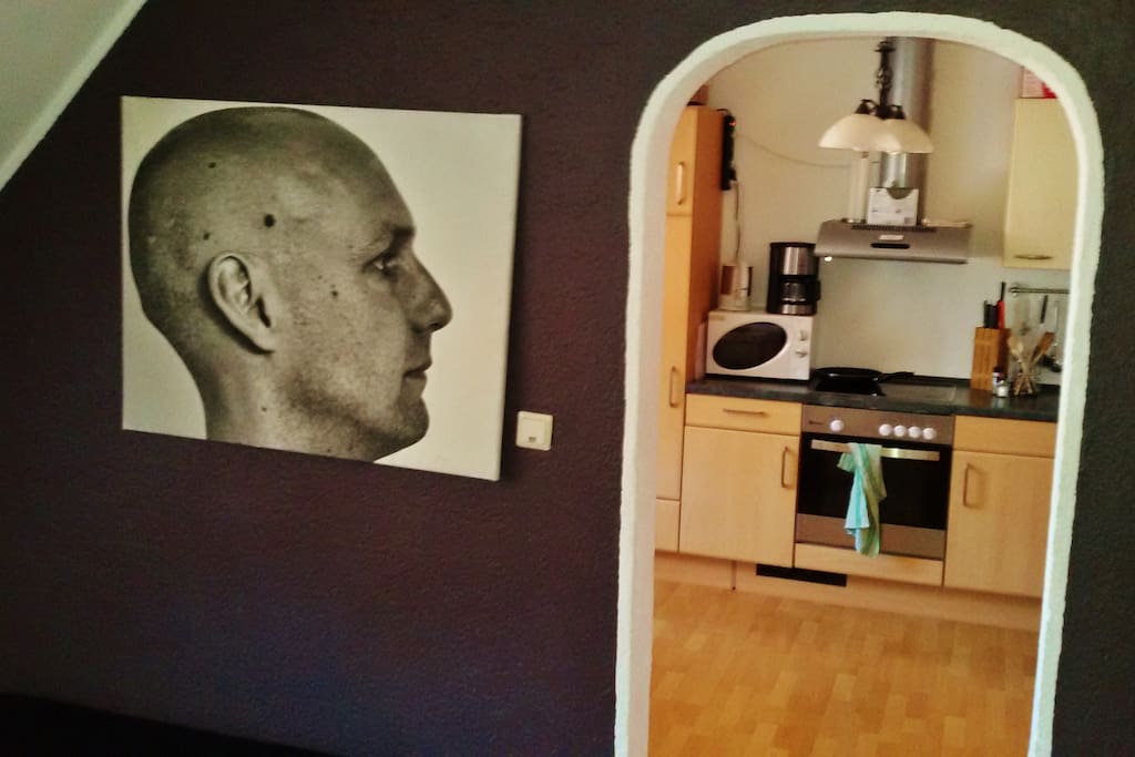 Durchgang vom Wohnzimmer in die Küche