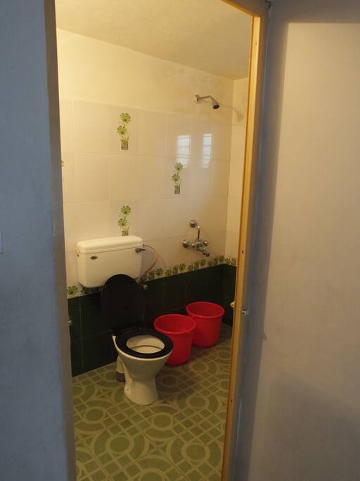 Attached Western toilet