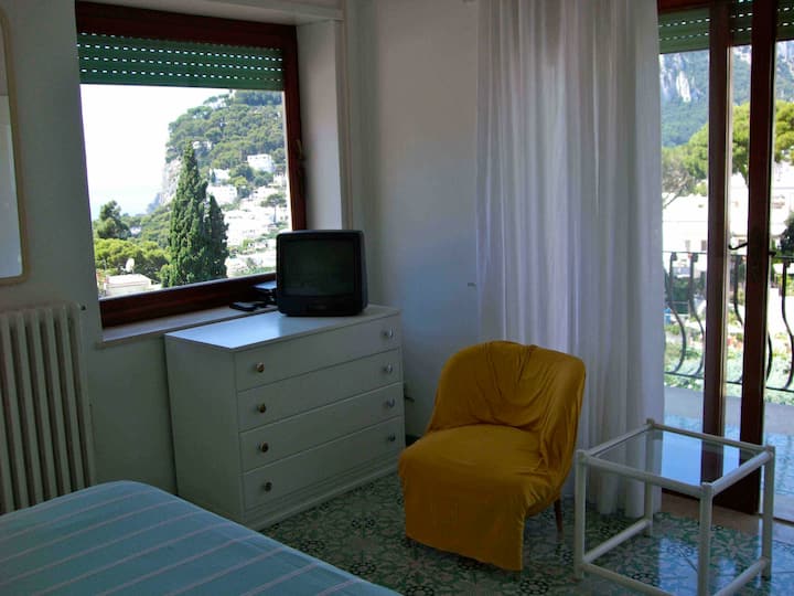 Dvokrevetna spavaća soba s balk