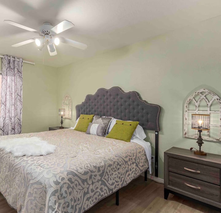 Bedroom #4 has California king bed