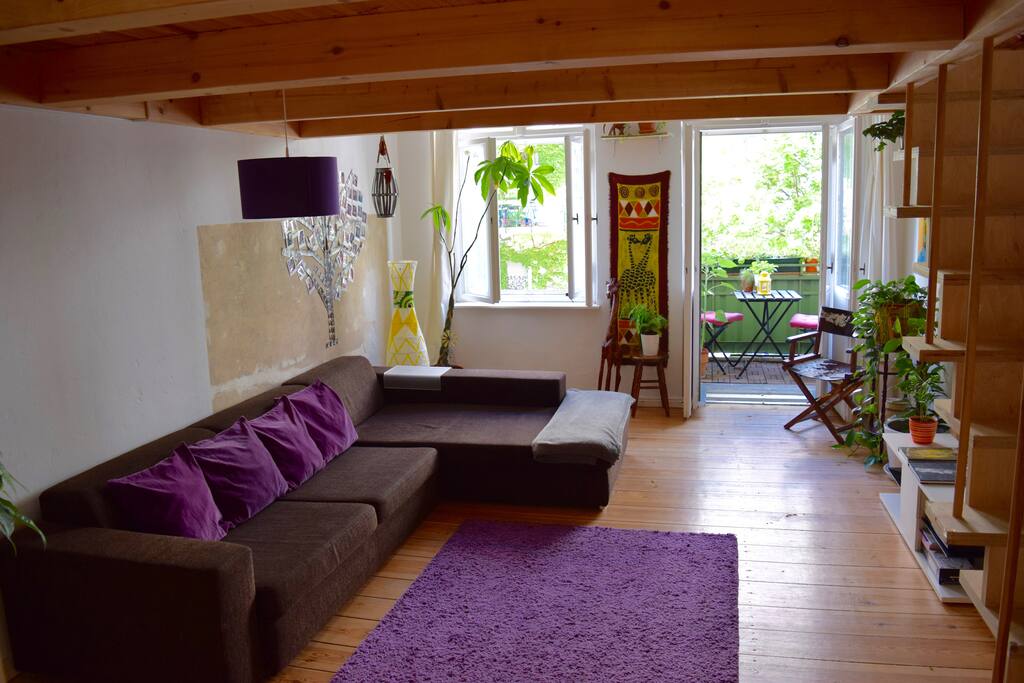 Sofa underneath bed