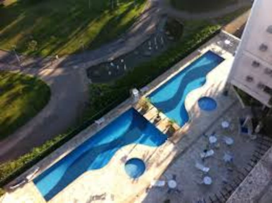 two pools for leisure.