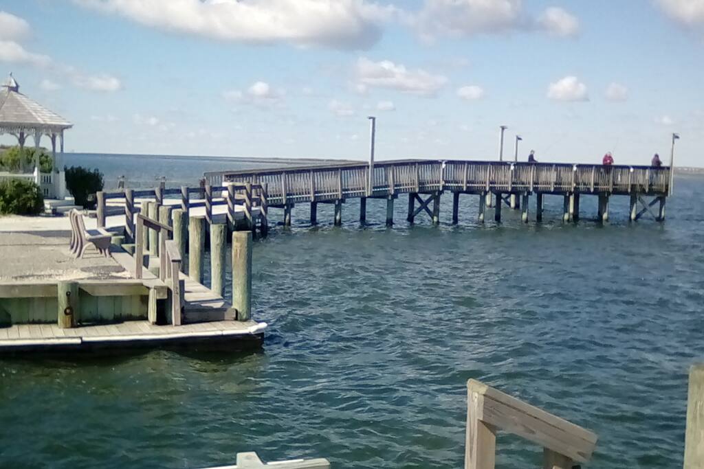 Block and a half to the bay