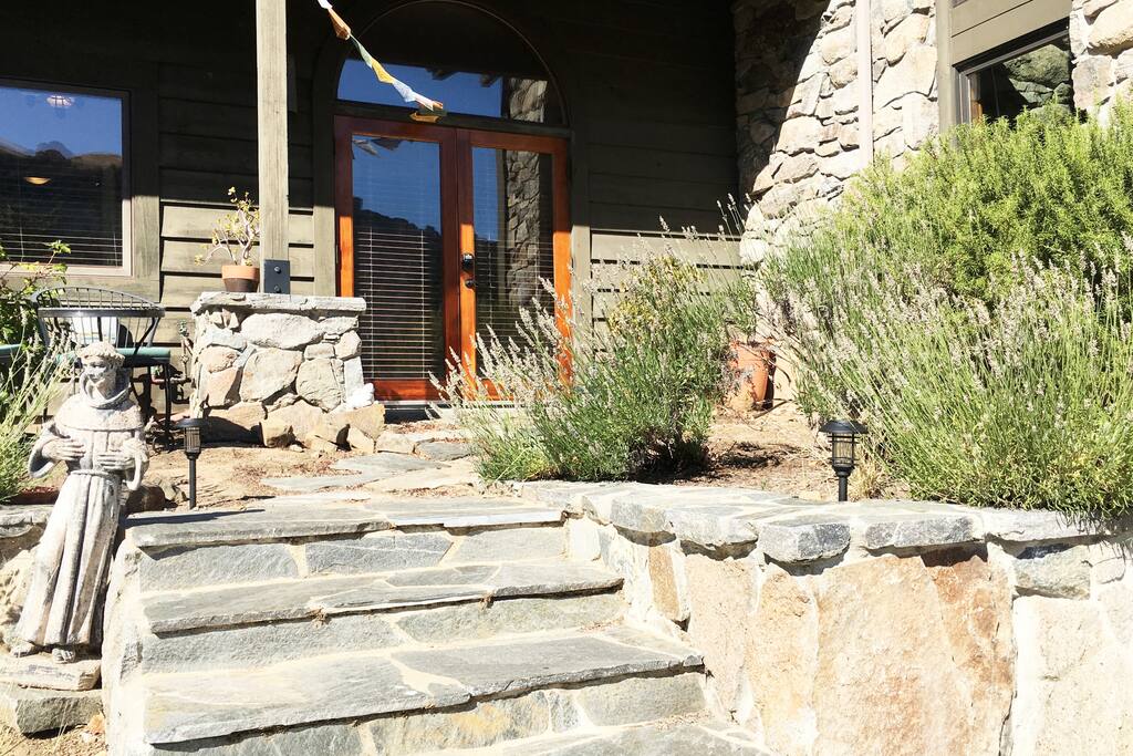 Private terrace and entrance to your own suite.