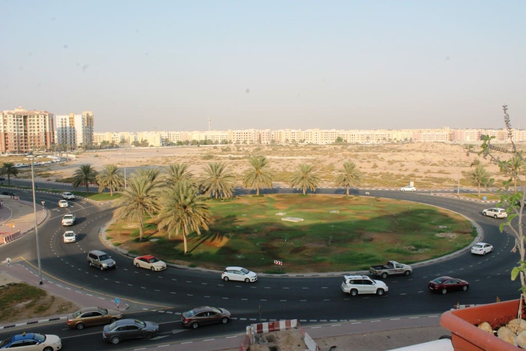 View from balcony.