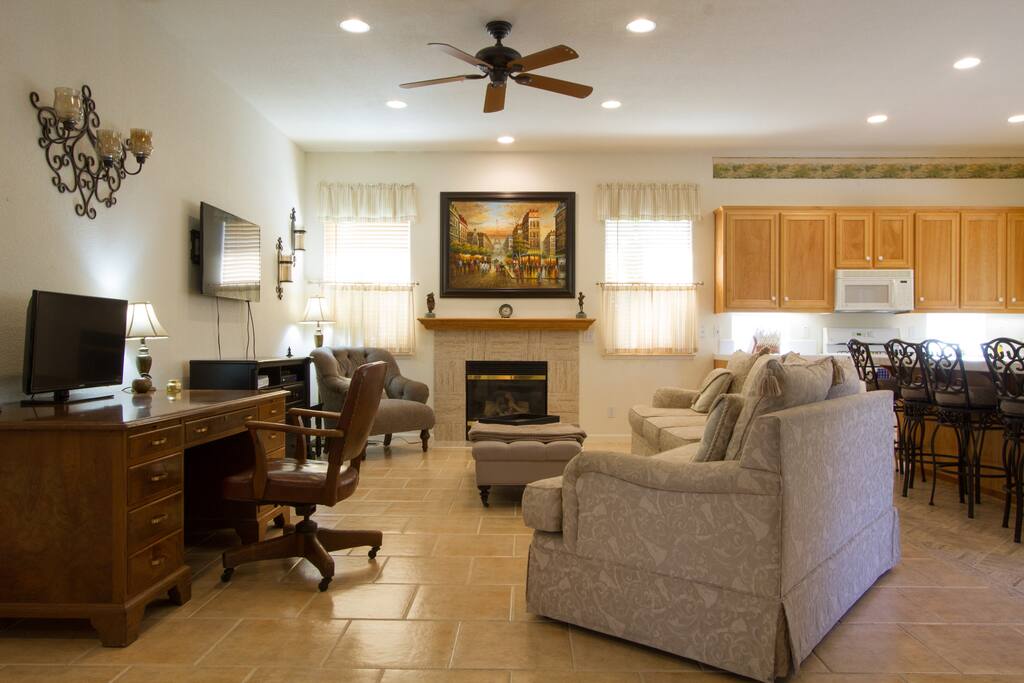The family room.