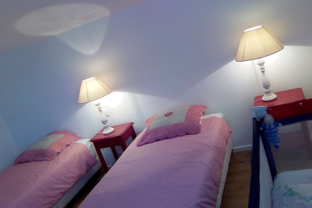 Chambre lits jumeaux