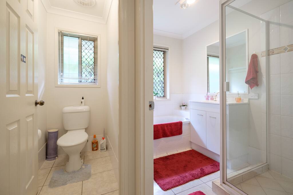 Separate & bathroom