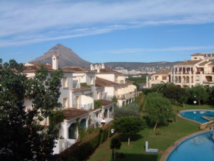 View from the double bedroom