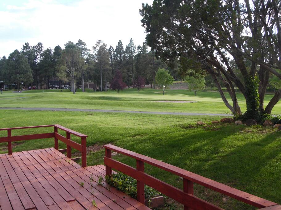 Views from patio overlooking the 9th green