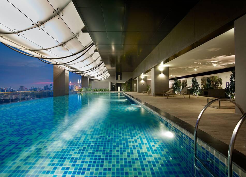 Indoor heated swimming pool