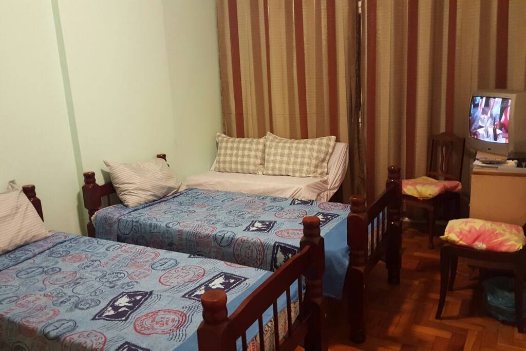 2 camas no quarto
2 beds in the bedroom