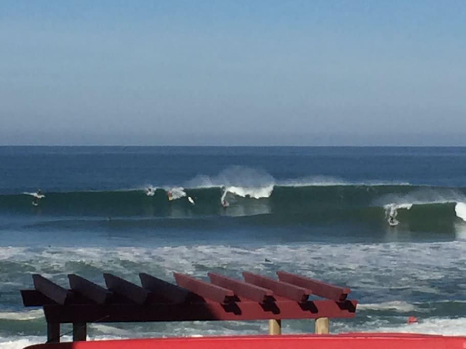 La maison est devant le spot de surf de La Nord d'Hossegor