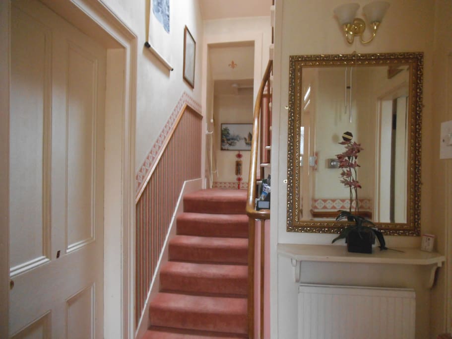 This room is at the back of the house, over these stairs