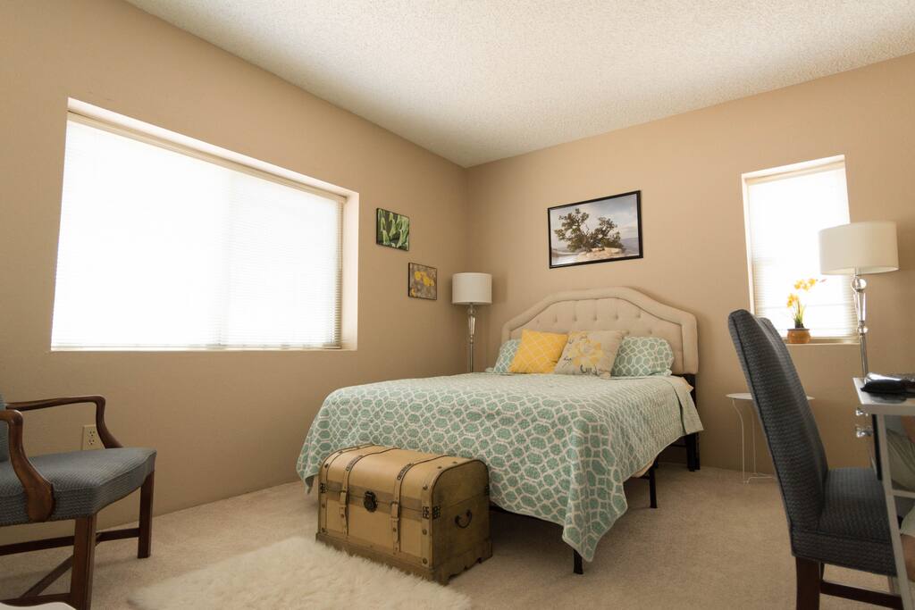 Guest Bedroom, with a desk for working
