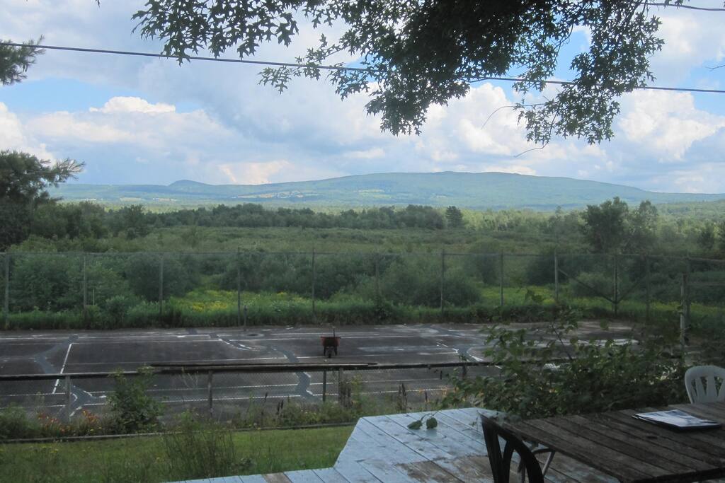 Vue plein Est de la terrasse