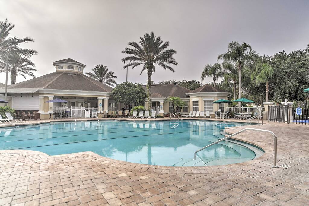 The villa is located at Windsor Palms Resort just 5 miles from Animal Kingdom.