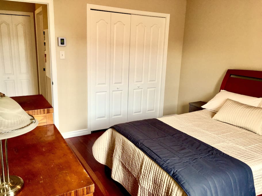 View of the two closets one located at the entrance and the 2nd one is an oversized closet.
