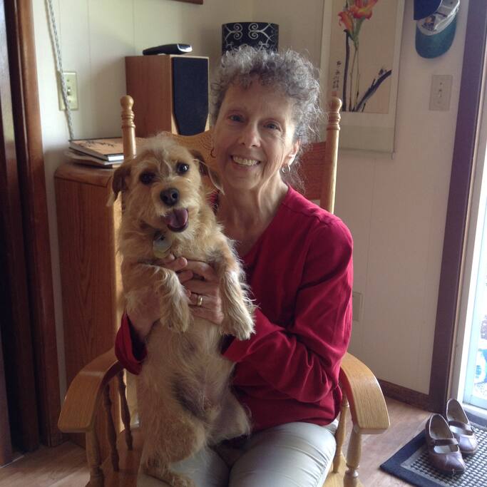 My dog Hoku and me