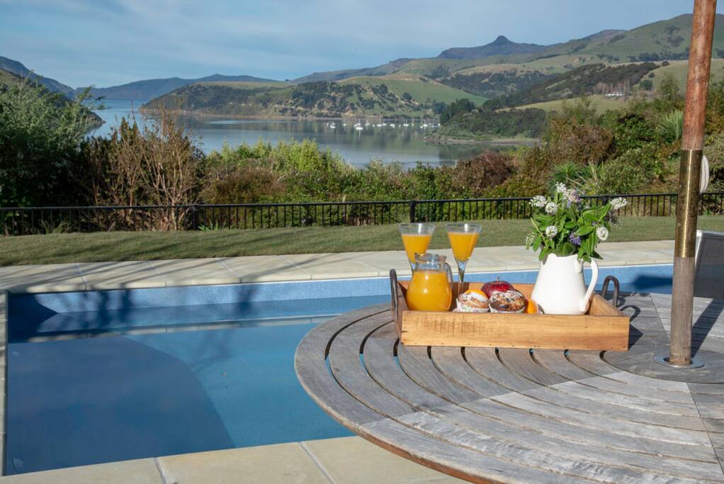 View from the pool