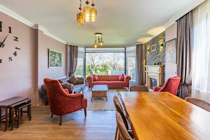 Bahçede Villa (Sıcak Havuzlu) - Сапанджа