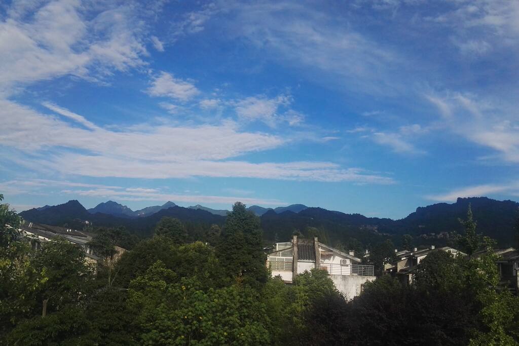 小区环境,阳台拍摄一景
