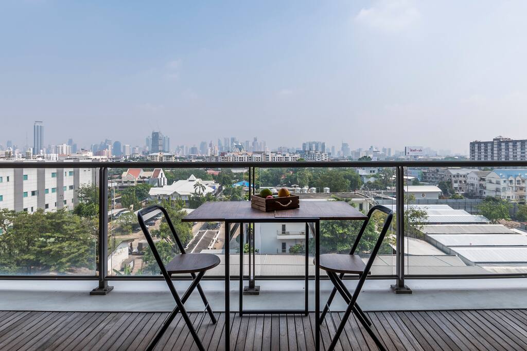 Beautiful view from the Living-Room balcony